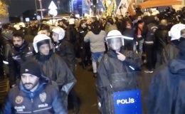 Beyoğlu'ndaki eyleme polis müdahalesi